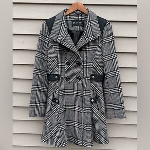 Guess herringbone coat women’s medium